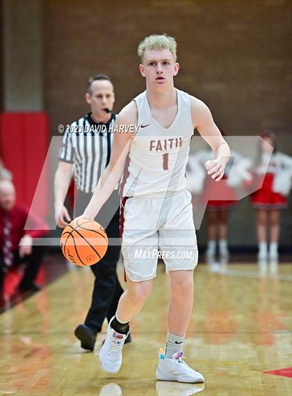 Thumbnail 1 in (CHSAA 3A Boys Basketball First Round) Yuma vs Faith Christian photogallery.
