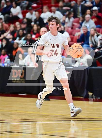 Thumbnail 2 in (CHSAA 3A Boys Basketball First Round) Yuma vs Faith Christian photogallery.