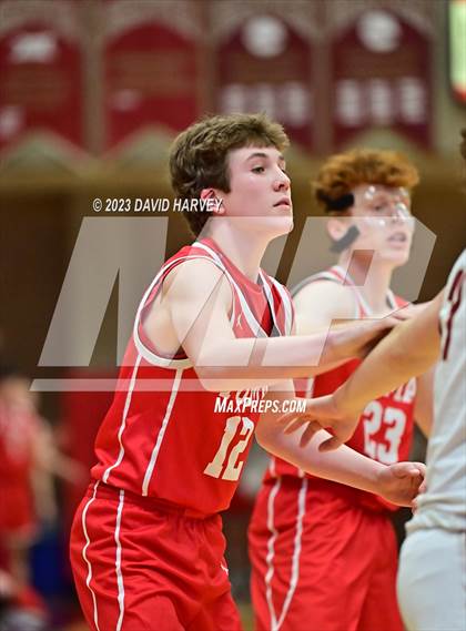 Thumbnail 3 in (CHSAA 3A Boys Basketball First Round) Yuma vs Faith Christian photogallery.