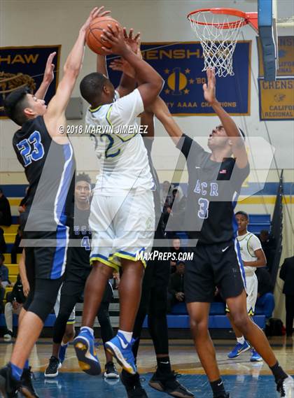 Thumbnail 1 in Crenshaw vs El Camino Real (CIF LACS 3rd Round Playoff) photogallery.