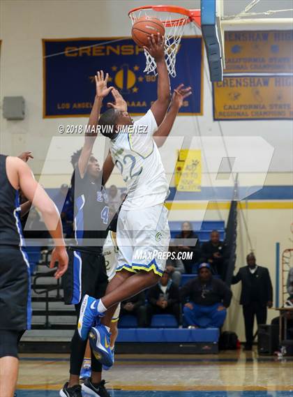 Thumbnail 3 in Crenshaw vs El Camino Real (CIF LACS 3rd Round Playoff) photogallery.