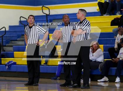 Thumbnail 2 in Crenshaw vs El Camino Real (CIF LACS 3rd Round Playoff) photogallery.