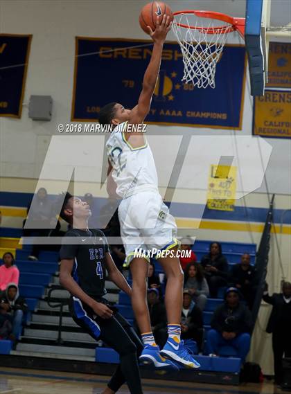 Thumbnail 3 in Crenshaw vs El Camino Real (CIF LACS 3rd Round Playoff) photogallery.