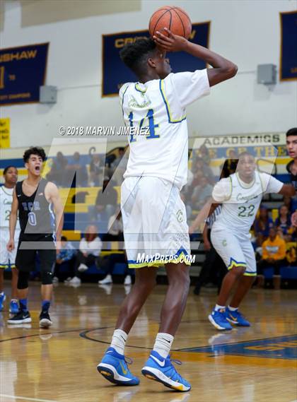 Thumbnail 2 in Crenshaw vs El Camino Real (CIF LACS 3rd Round Playoff) photogallery.