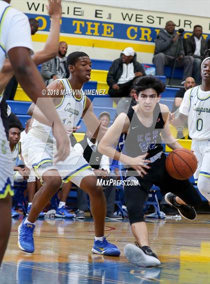 Thumbnail 3 in Crenshaw vs El Camino Real (CIF LACS 3rd Round Playoff) photogallery.