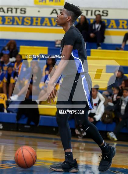 Thumbnail 2 in Crenshaw vs El Camino Real (CIF LACS 3rd Round Playoff) photogallery.