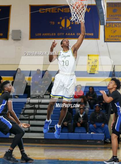 Thumbnail 1 in Crenshaw vs El Camino Real (CIF LACS 3rd Round Playoff) photogallery.