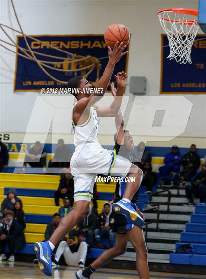 Thumbnail 1 in Crenshaw vs El Camino Real (CIF LACS 3rd Round Playoff) photogallery.