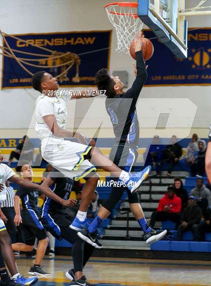 Thumbnail 2 in Crenshaw vs El Camino Real (CIF LACS 3rd Round Playoff) photogallery.