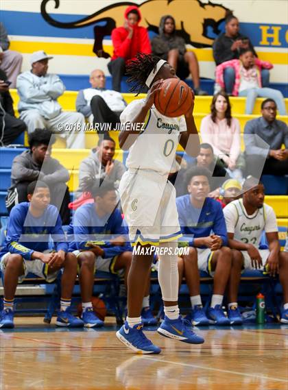 Thumbnail 2 in Crenshaw vs El Camino Real (CIF LACS 3rd Round Playoff) photogallery.