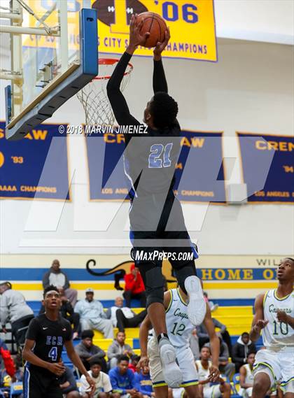 Thumbnail 1 in Crenshaw vs El Camino Real (CIF LACS 3rd Round Playoff) photogallery.