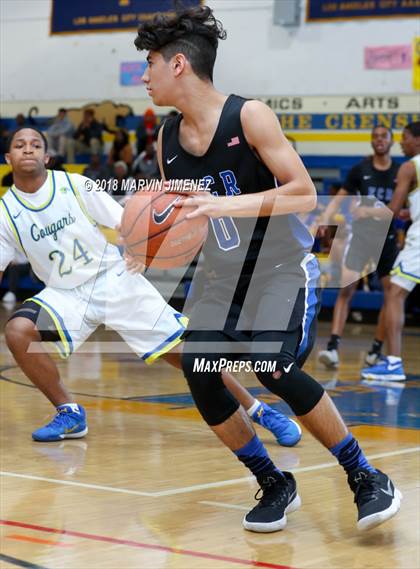 Thumbnail 2 in Crenshaw vs El Camino Real (CIF LACS 3rd Round Playoff) photogallery.