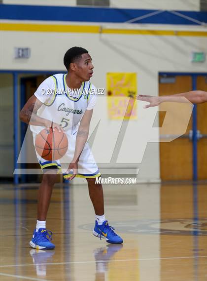 Thumbnail 3 in Crenshaw vs El Camino Real (CIF LACS 3rd Round Playoff) photogallery.