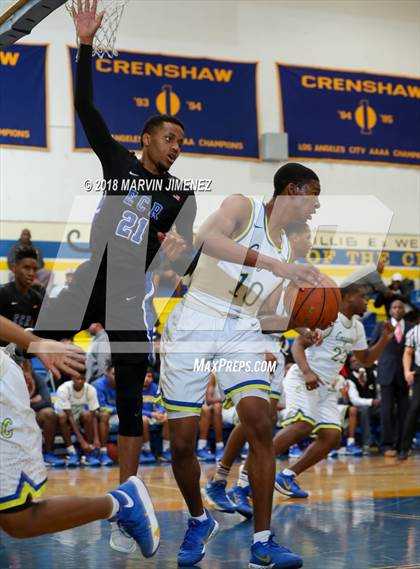 Thumbnail 3 in Crenshaw vs El Camino Real (CIF LACS 3rd Round Playoff) photogallery.