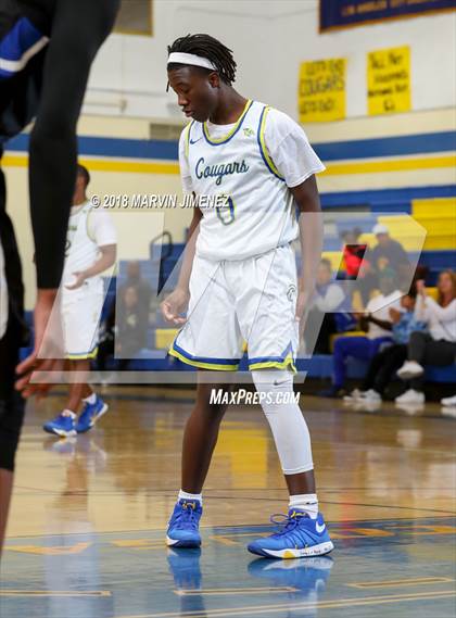 Thumbnail 1 in Crenshaw vs El Camino Real (CIF LACS 3rd Round Playoff) photogallery.
