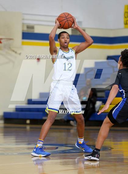 Thumbnail 2 in Crenshaw vs El Camino Real (CIF LACS 3rd Round Playoff) photogallery.