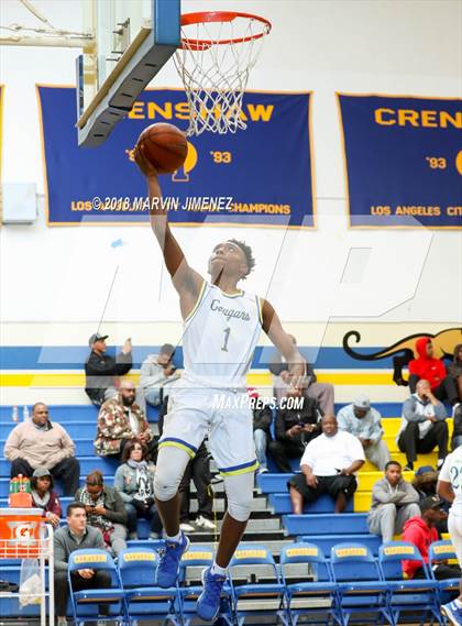 Thumbnail 2 in Crenshaw vs El Camino Real (CIF LACS 3rd Round Playoff) photogallery.