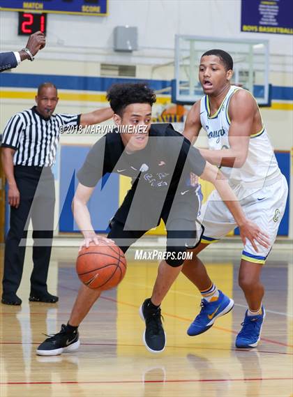 Thumbnail 3 in Crenshaw vs El Camino Real (CIF LACS 3rd Round Playoff) photogallery.