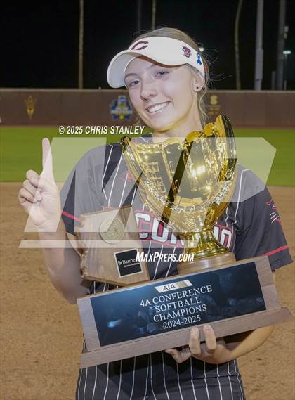 Thumbnail 2 in Coconino vs Salpointe Catholic (AIA 4A Final Awards) photogallery.