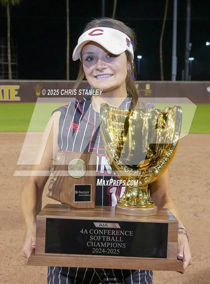 Thumbnail 3 in Coconino vs Salpointe Catholic (AIA 4A Final Awards) photogallery.