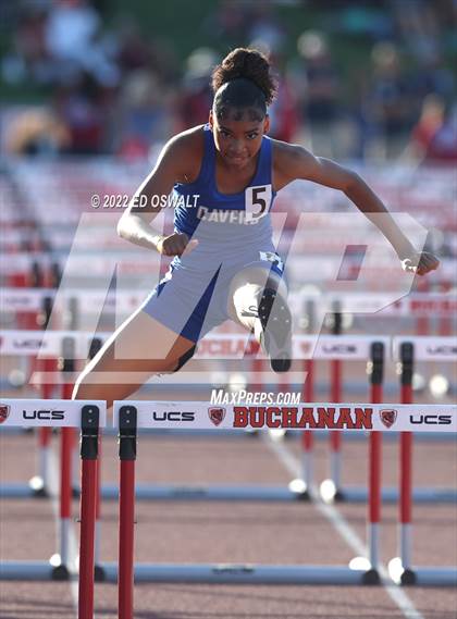 Thumbnail 2 in CIF State Track and Field Championship (Girls 100 Meter Hurdles) photogallery.