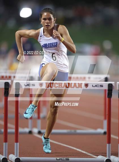 Thumbnail 2 in CIF State Track and Field Championship (Girls 100 Meter Hurdles) photogallery.