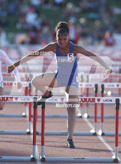 Thumbnail 3 in CIF State Track and Field Championship (Girls 100 Meter Hurdles) photogallery.