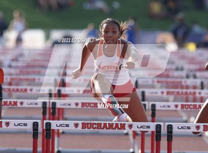 Thumbnail 1 in CIF State Track and Field Championship (Girls 100 Meter Hurdles) photogallery.
