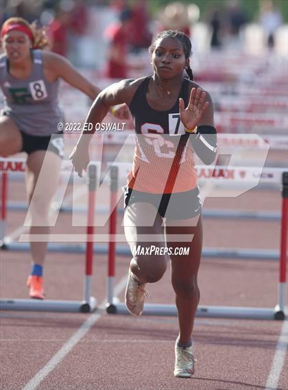 Thumbnail 3 in CIF State Track and Field Championship (Girls 100 Meter Hurdles) photogallery.