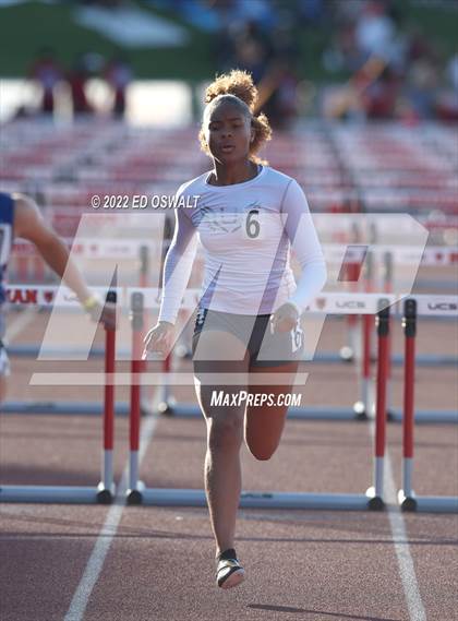 Thumbnail 3 in CIF State Track and Field Championship (Girls 100 Meter Hurdles) photogallery.