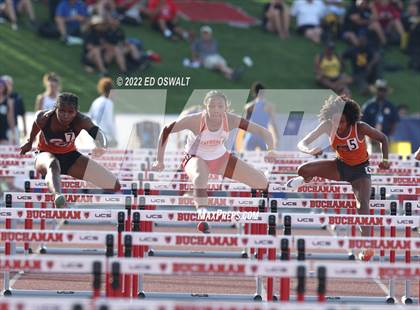 Thumbnail 2 in CIF State Track and Field Championship (Girls 100 Meter Hurdles) photogallery.