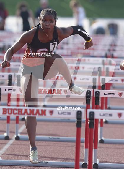 Thumbnail 2 in CIF State Track and Field Championship (Girls 100 Meter Hurdles) photogallery.