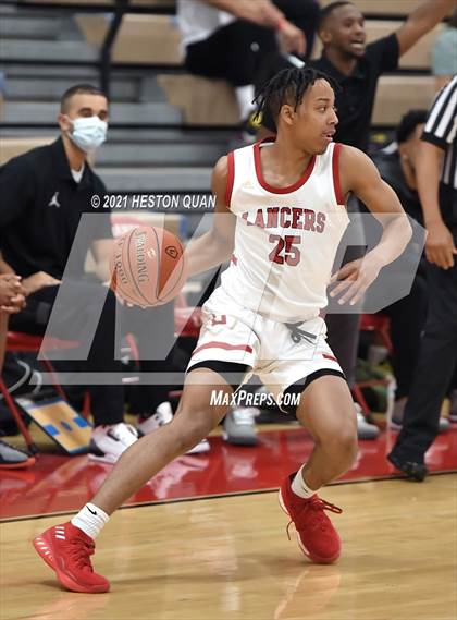 Thumbnail 1 in Long Beach Poly @ Orange Lutheran (CIF-SS D2AA Playoffs) photogallery.