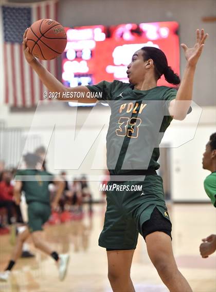 Thumbnail 2 in Long Beach Poly @ Orange Lutheran (CIF-SS D2AA Playoffs) photogallery.
