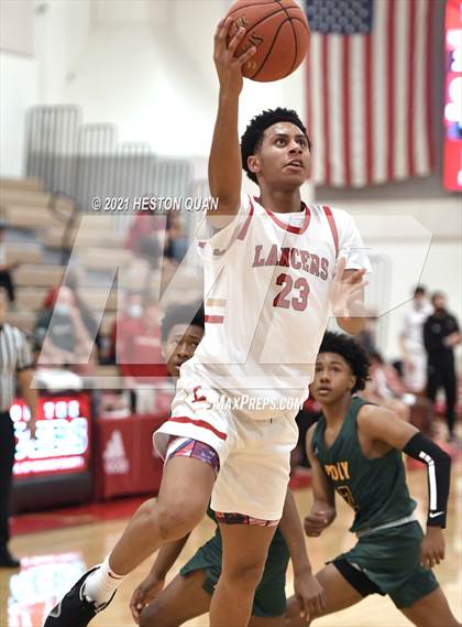 Thumbnail 1 in Long Beach Poly @ Orange Lutheran (CIF-SS D2AA Playoffs) photogallery.