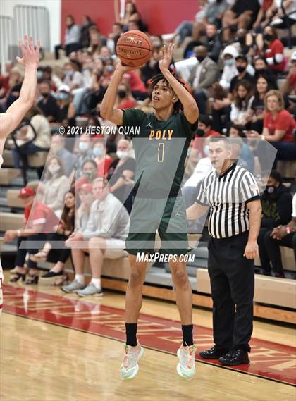 Thumbnail 1 in Long Beach Poly @ Orange Lutheran (CIF-SS D2AA Playoffs) photogallery.