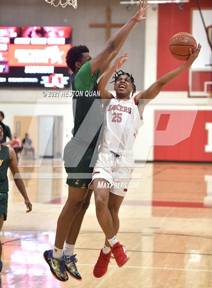 Thumbnail 2 in Long Beach Poly @ Orange Lutheran (CIF-SS D2AA Playoffs) photogallery.