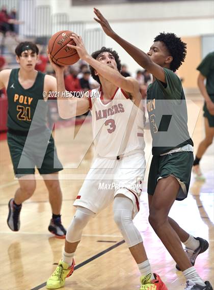 Thumbnail 3 in Long Beach Poly @ Orange Lutheran (CIF-SS D2AA Playoffs) photogallery.