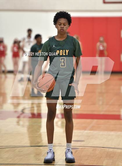 Thumbnail 3 in Long Beach Poly @ Orange Lutheran (CIF-SS D2AA Playoffs) photogallery.