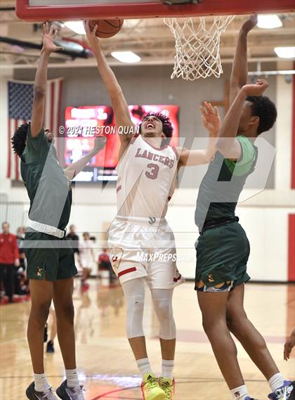 Thumbnail 1 in Long Beach Poly @ Orange Lutheran (CIF-SS D2AA Playoffs) photogallery.