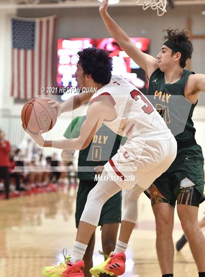 Thumbnail 3 in Long Beach Poly @ Orange Lutheran (CIF-SS D2AA Playoffs) photogallery.