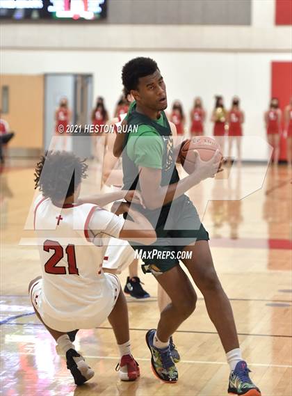 Thumbnail 2 in Long Beach Poly @ Orange Lutheran (CIF-SS D2AA Playoffs) photogallery.