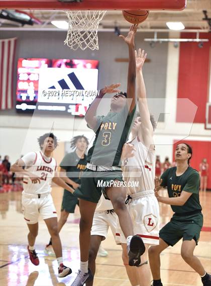 Thumbnail 1 in Long Beach Poly @ Orange Lutheran (CIF-SS D2AA Playoffs) photogallery.