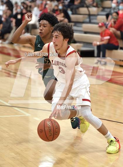 Thumbnail 3 in Long Beach Poly @ Orange Lutheran (CIF-SS D2AA Playoffs) photogallery.