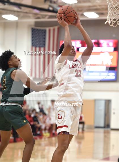Thumbnail 3 in Long Beach Poly @ Orange Lutheran (CIF-SS D2AA Playoffs) photogallery.