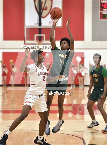 Thumbnail 2 in Long Beach Poly @ Orange Lutheran (CIF-SS D2AA Playoffs) photogallery.