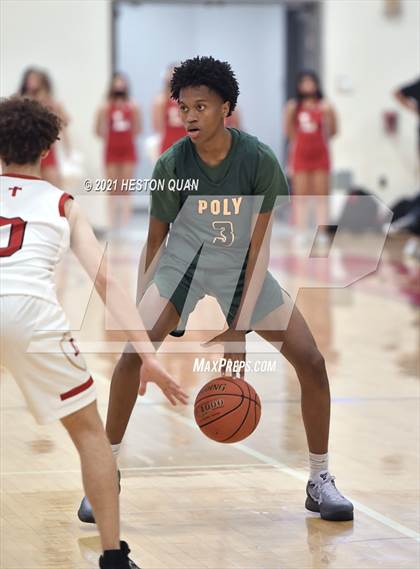 Thumbnail 2 in Long Beach Poly @ Orange Lutheran (CIF-SS D2AA Playoffs) photogallery.