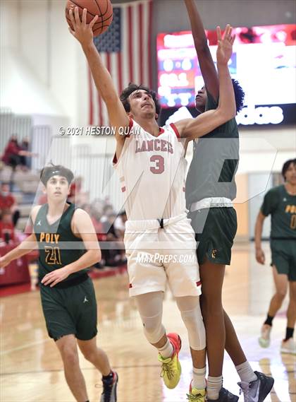 Thumbnail 2 in Long Beach Poly @ Orange Lutheran (CIF-SS D2AA Playoffs) photogallery.