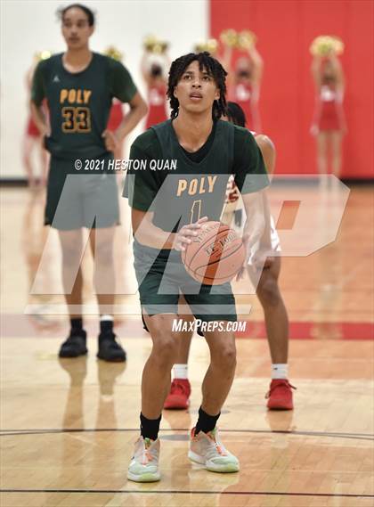 Thumbnail 1 in Long Beach Poly @ Orange Lutheran (CIF-SS D2AA Playoffs) photogallery.