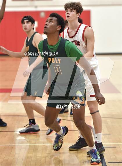 Thumbnail 2 in Long Beach Poly @ Orange Lutheran (CIF-SS D2AA Playoffs) photogallery.